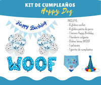 Kit de Cumpleaños HAPPY DOG