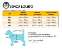 Sueter tipo Cardigan para Perros Grandes