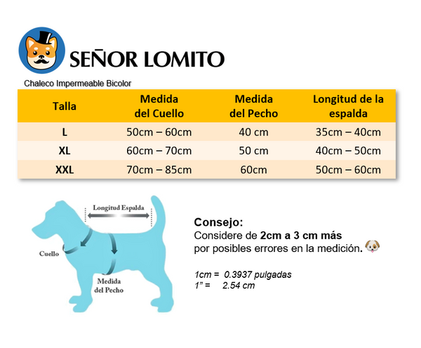 Chaleco Impermeable Bicolor