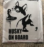 Sticker "Husky on Board"