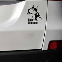 Sticker "Husky on Board"