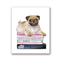 Poster con Ilustración de Pug