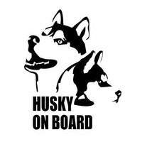 Sticker "Husky on Board"