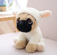 Peluche Pug con Disfraz