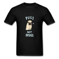 Playera "Pugs Not Drugs"