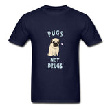 Playera "Pugs Not Drugs"