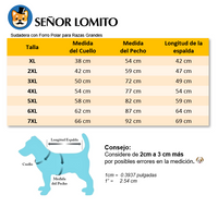 Sudadera con Forro Polar para Razas Grandes